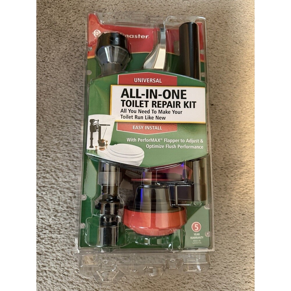 Fluidmaster 400AKR Complete Universal All-In-One Toilet Repair Kit New & Sealed
